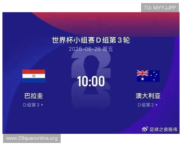 巴拉圭vs澳大利亚世界杯比赛进球数预测与双方实力分析